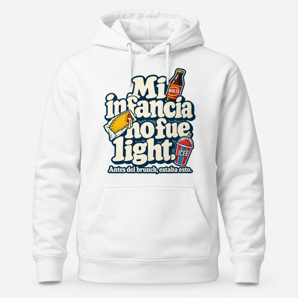 Mi Infancia No Fue Light Unisex Hoodie