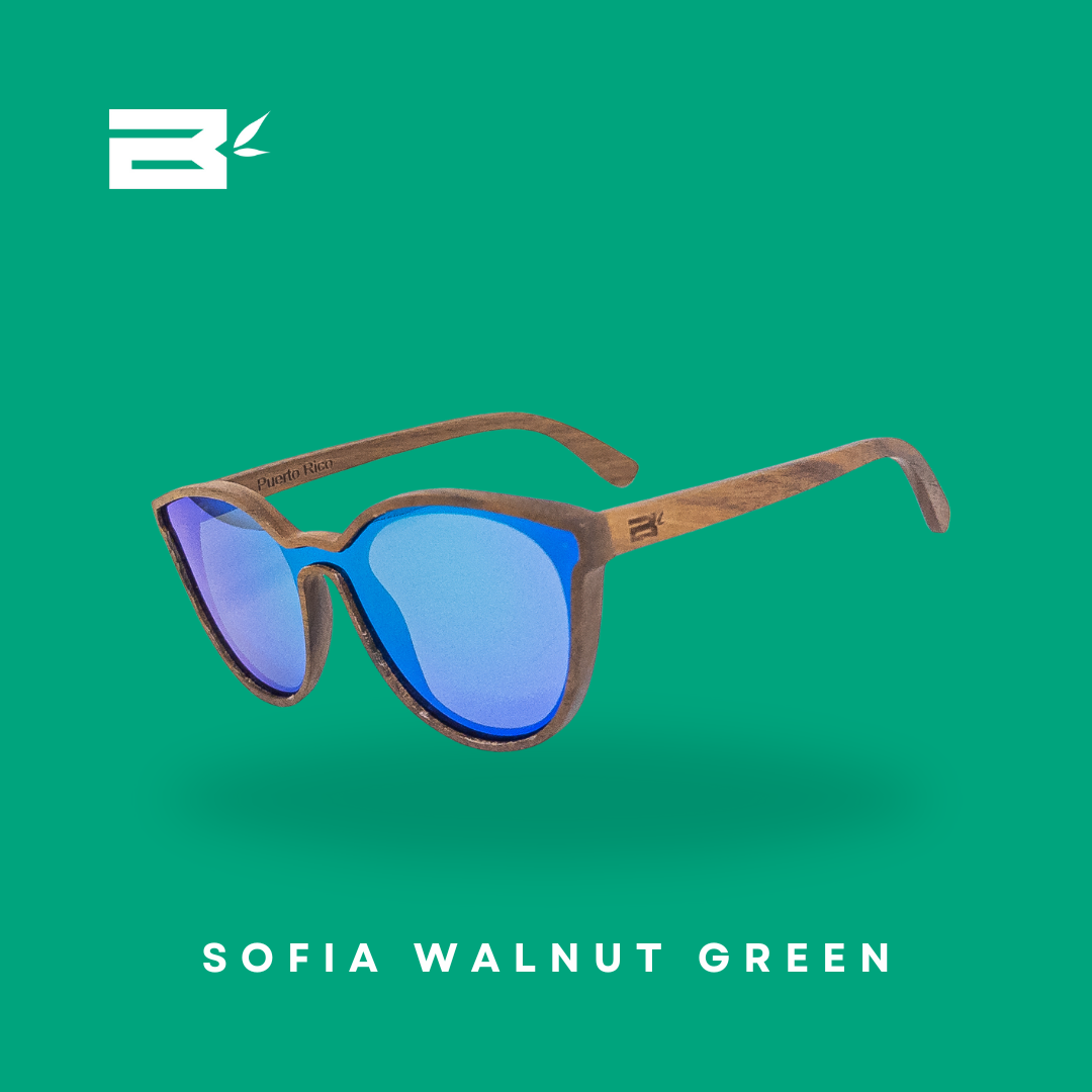 Sofia Walnut Green