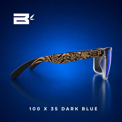 100x35 Dark Blue