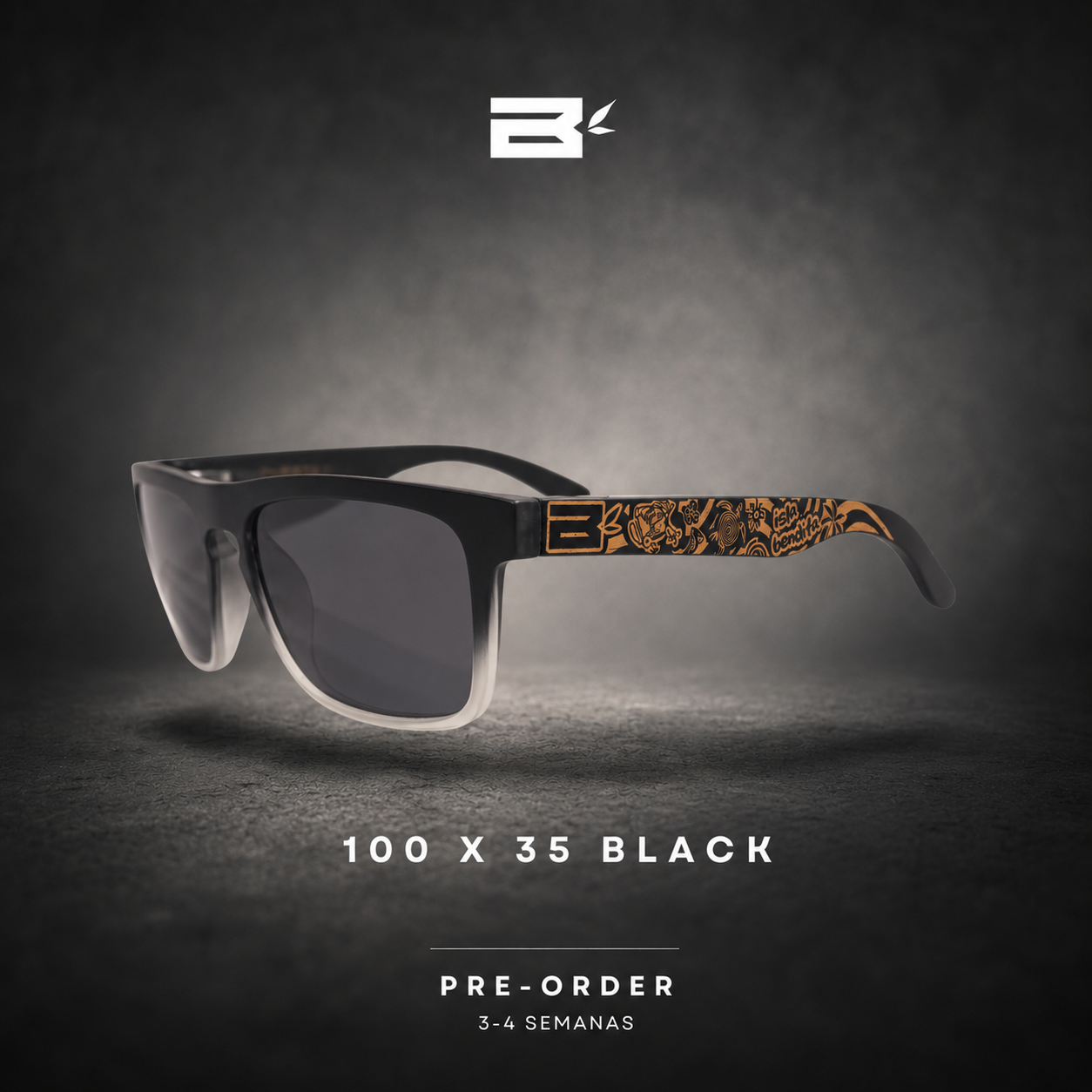 100x35 Black