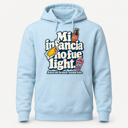 Mi Infancia No Fue Light Unisex Hoodie