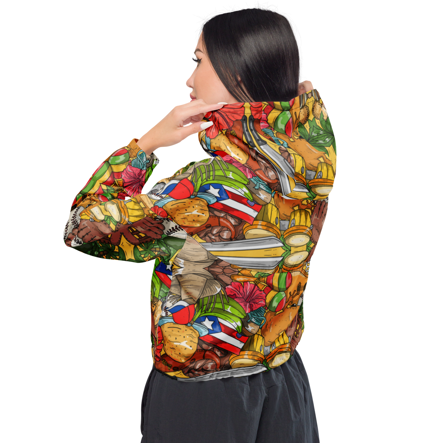 Bambua Cropped windbreaker